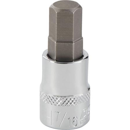 Channellock 3/8 In. Drive 7/16 In. 6-Point Standard Hex Bit Socket 311537